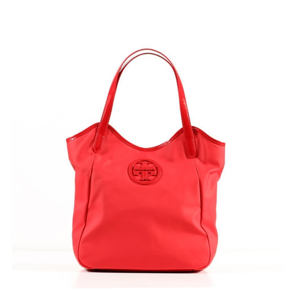 Tory Burch Dipped Canvas Stacked Logo Tote